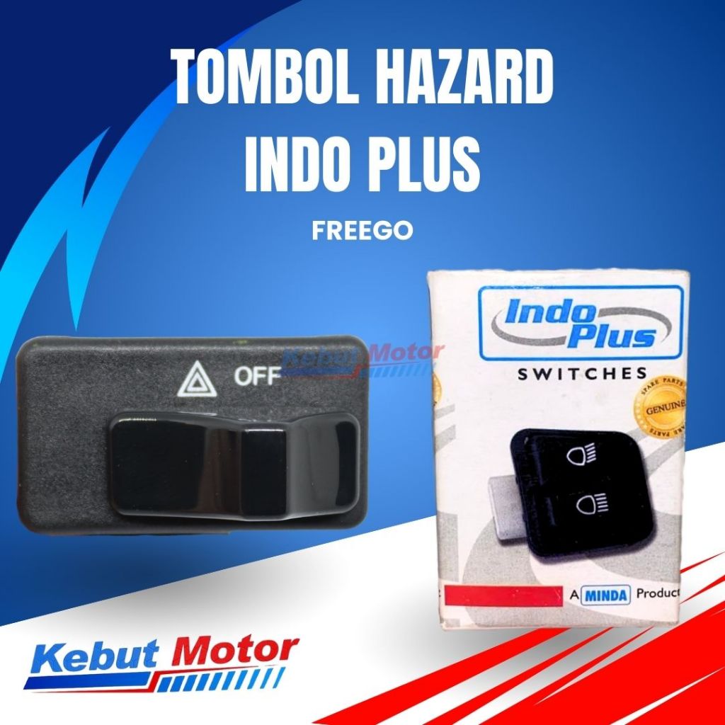 INDOPLUS [MINDA] TOMBOL HAZARD YAMAHA FREEGO