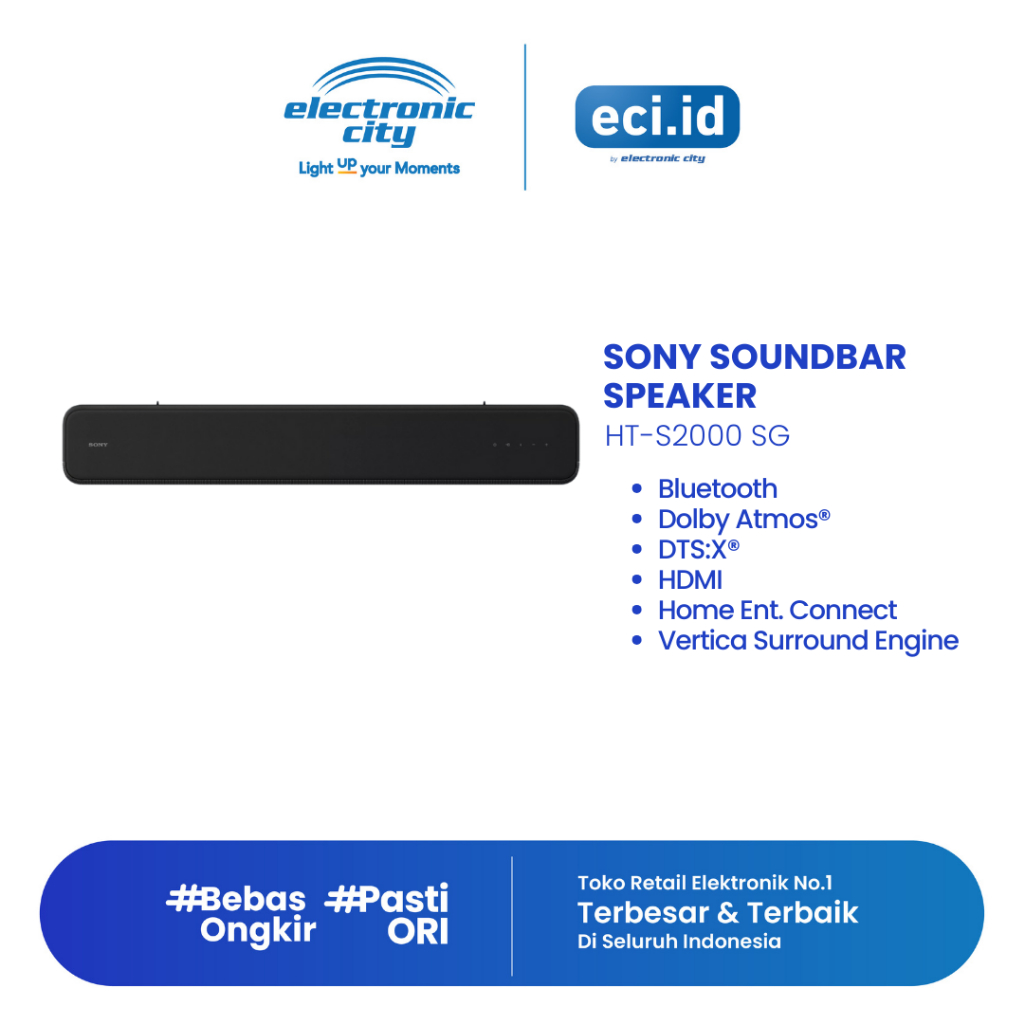Sony Soundbar Speaker - HT-S2000 SG