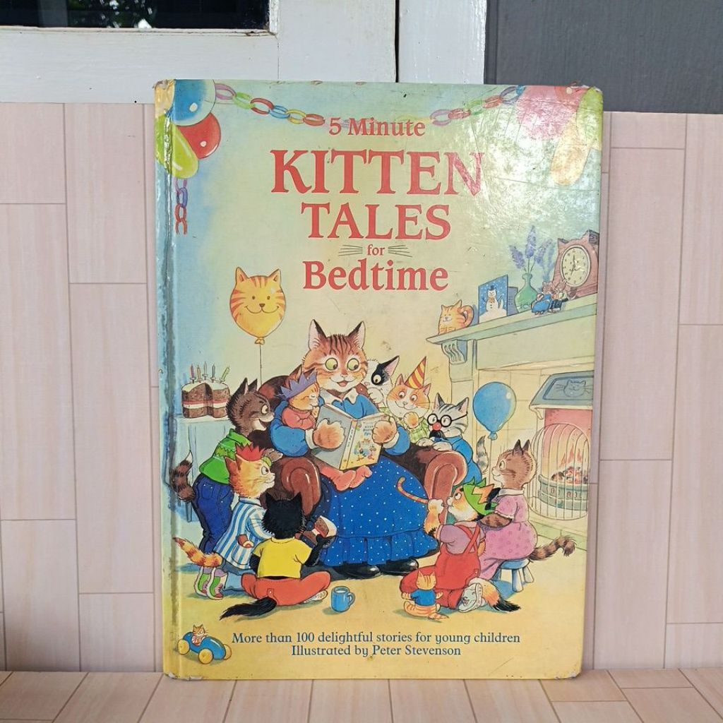 Buku Bacaan Anak 5 Minute Kitten Tales For Bedtime By Peter Stevenson Hardcover