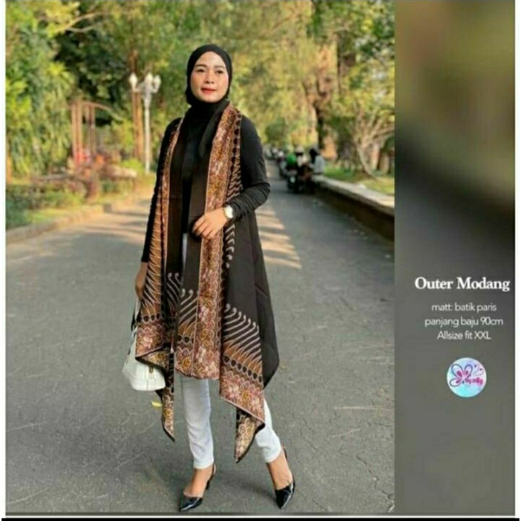 Outer Modang Paris Batik Solo Outer Batik Wanita