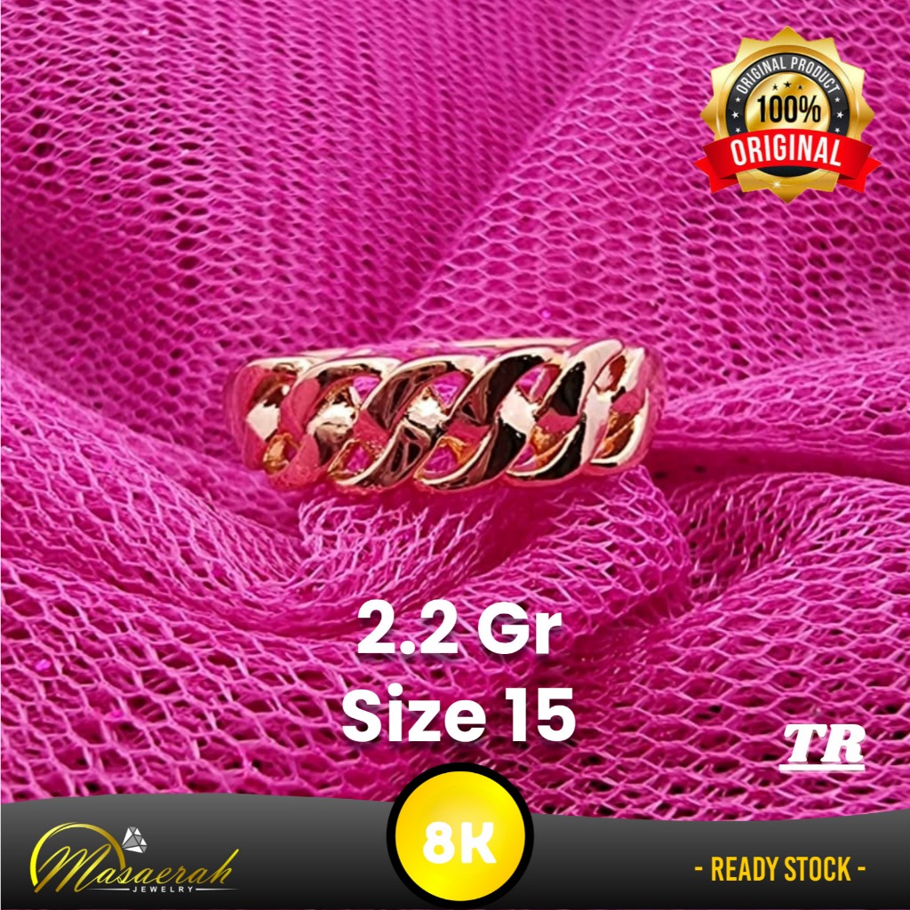 Cincin Emas 8K - Toko Emas Gajah Saerah - 2.2 Gram 2548