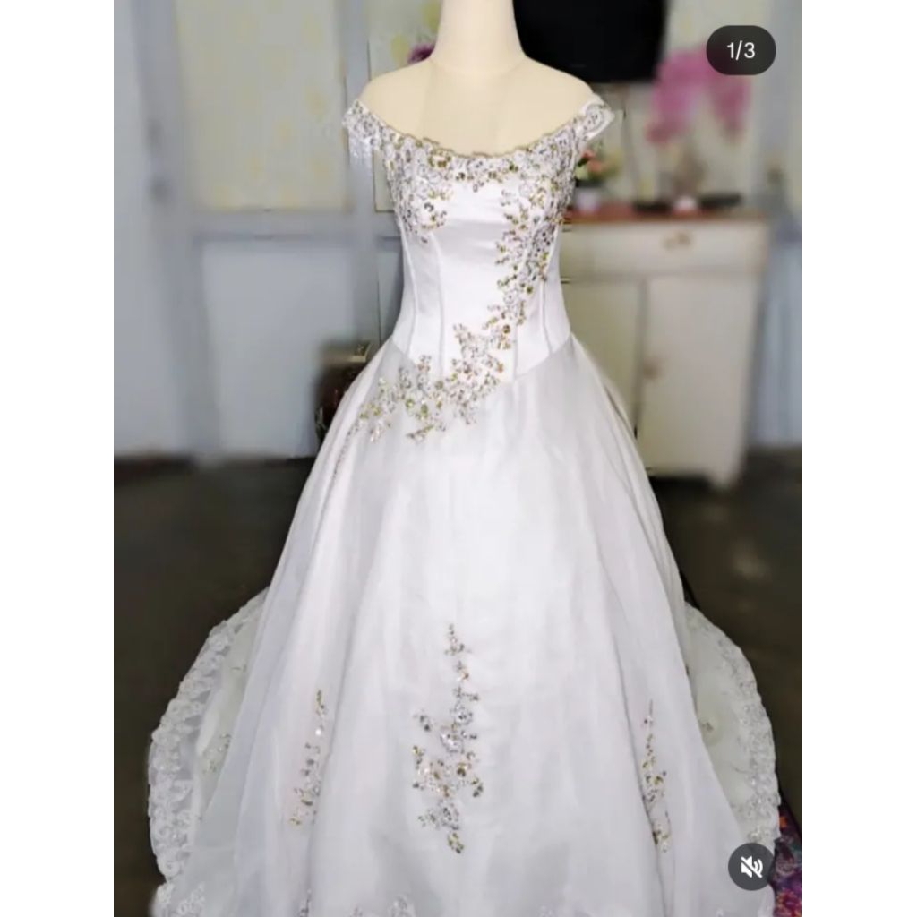 Gaun Wedding Preloved
