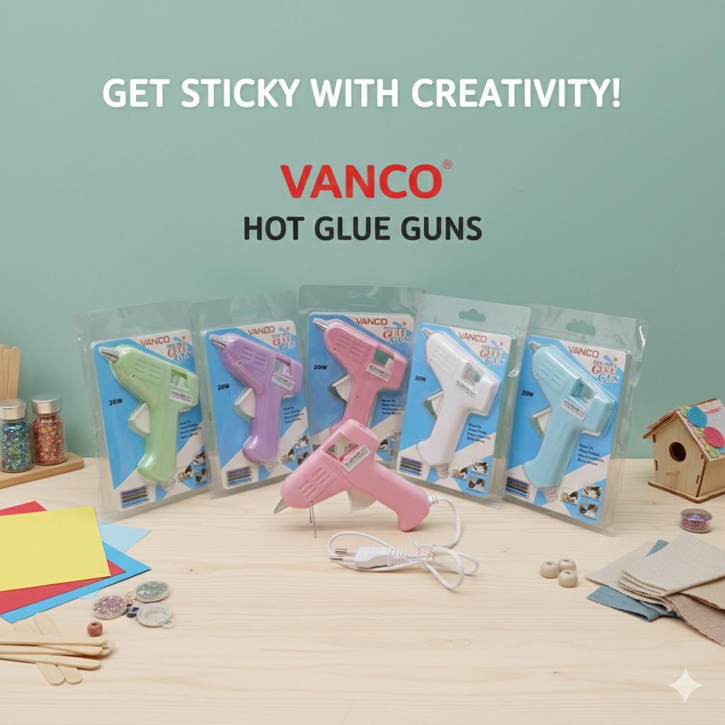 Glue Gun Vanco GG-150 Macaron 20W