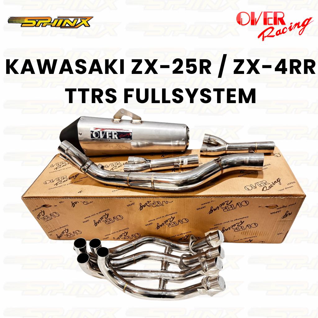 Knalpot Over Racing Kawasaki ZX-25R / ZX-4RR TTRS Fullsystem