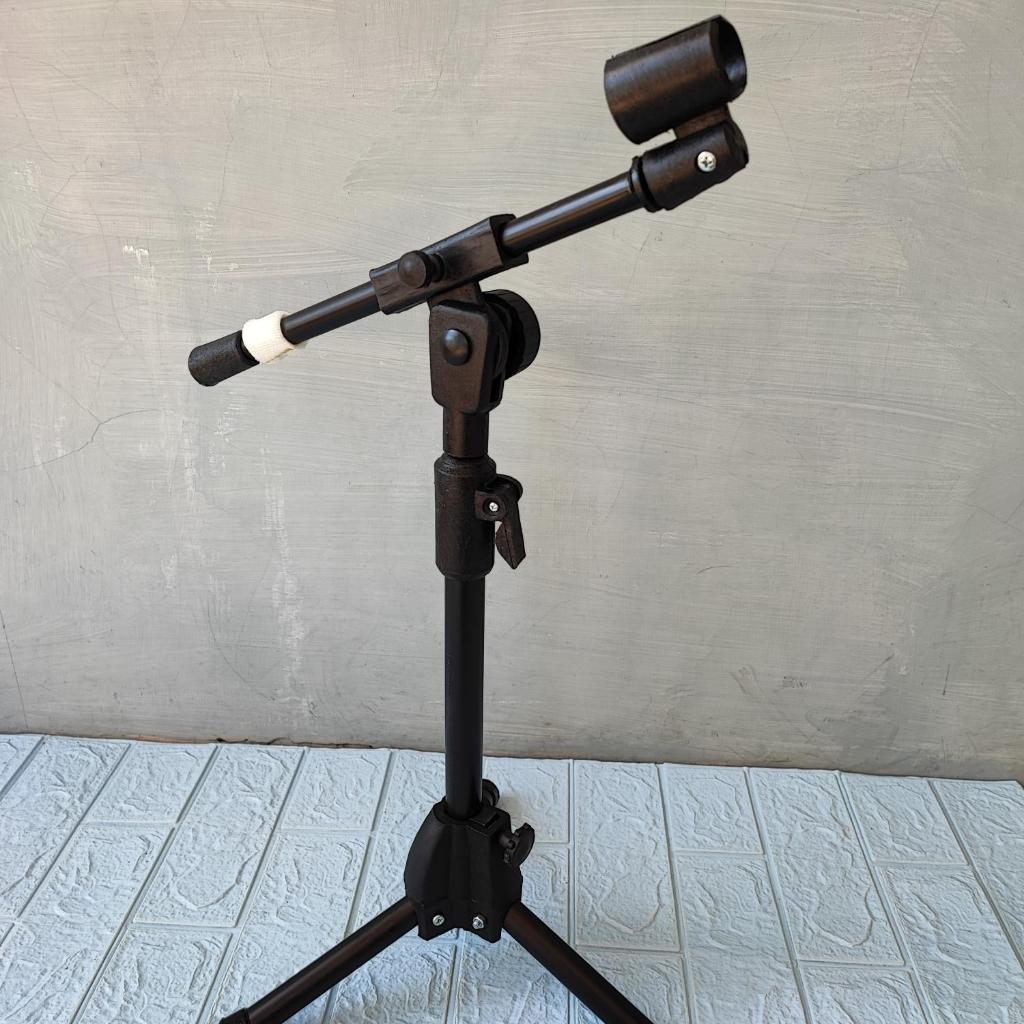 Maruni Stand Mic Pendek SM-105 Original Cagak Mik Pendek Mantap Kaki 3 Besi Kokoh Adjustable 65-80 C