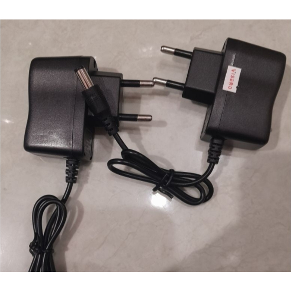 Charger Senter Kepala Headlamp Visero JACK LURUS Besar Dc 4.2V 500 Mah Senter Cas Senter