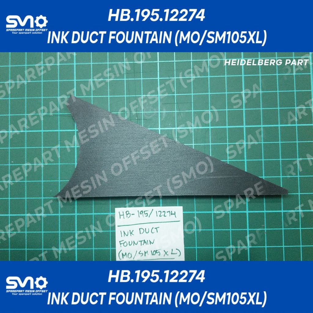 HB-195/12274 INK DUCT FOUNTAIN (MO / SM105XL) SPARE PART MESIN CETAK OFFSET PRINTING MACHINE HEIDELB