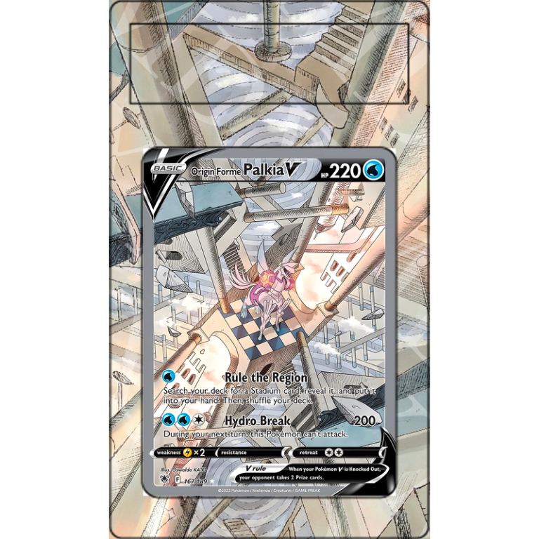 Origin Forme Palkia V #167 Pokemon Astral Radiance (Extended Art)