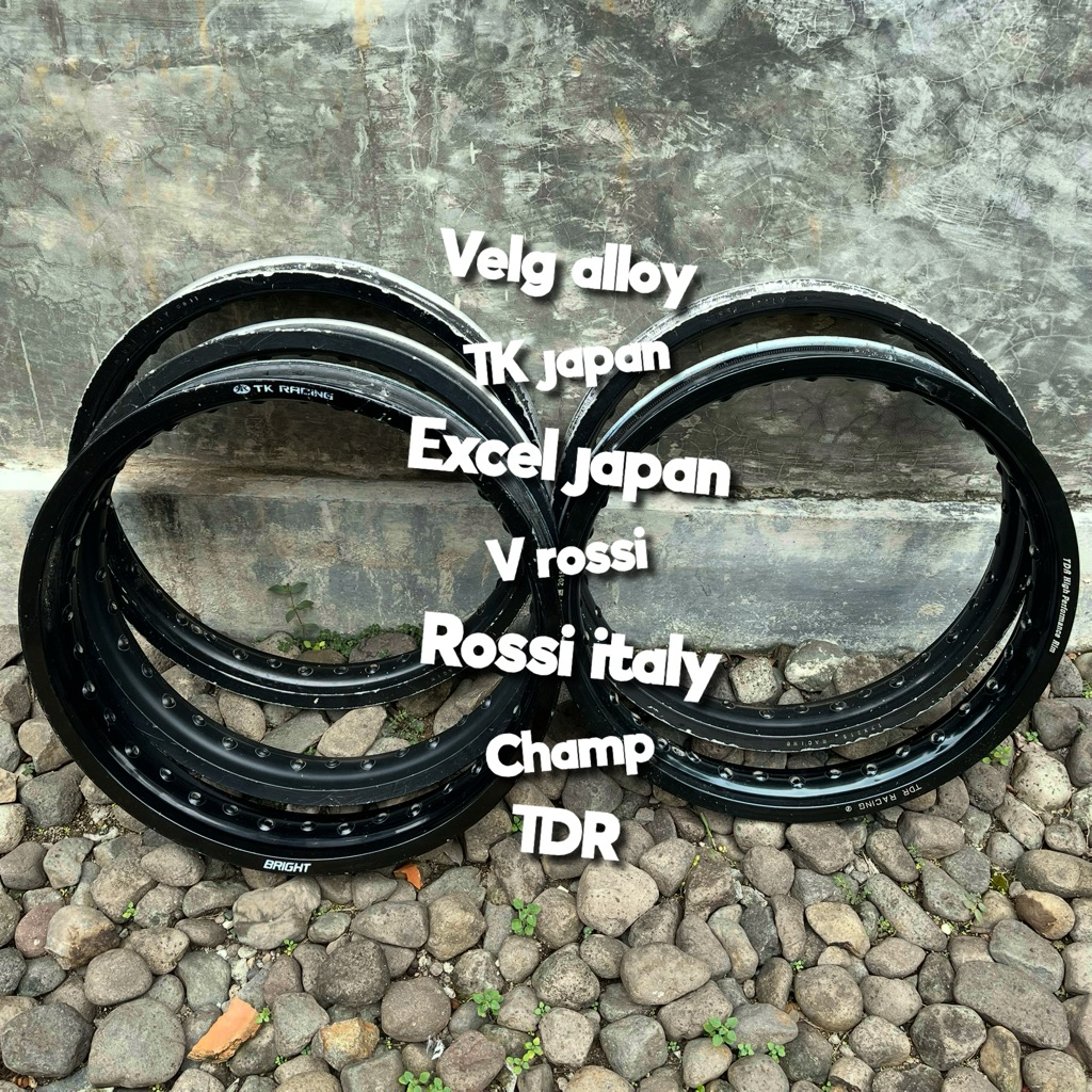 Velg Aluminium Ring 17 Rossi Italy Vrossi TK japan Excel japan Champ Second