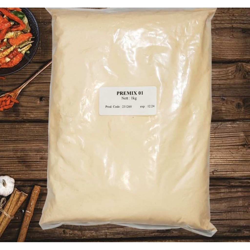 Tepung Premix Fried Chicken 1kg - Premix Berbumbu, Gurih, Aroma Khas