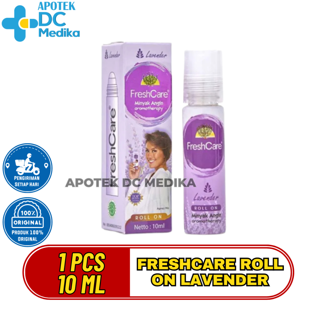 Freshcare Roll On Lavender 10 Ml Minyak Angin Aromatherapy  Yang Digunakan Untuk Membantu Meredakan 