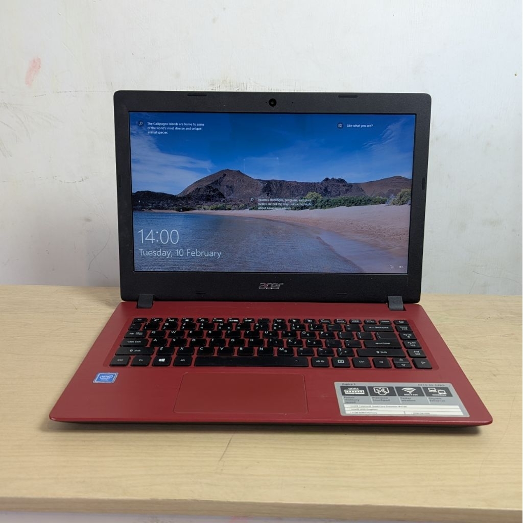 Laptop ACER Aspire 3 A314-32 Celeron quad core SSD  - Laptop Murah - Laptop bekas - Laptop Second - 