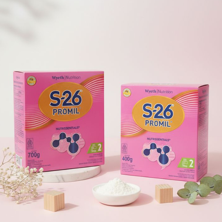 Susu Formula S26 PROMIL Tahap 2 400gr, 700gr Untuk Bayi 6-12 Bulan