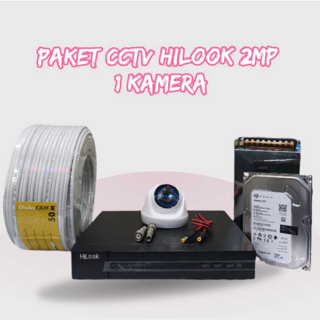 Paket kamera cctv HILOOK TURBO HD 1 kamera