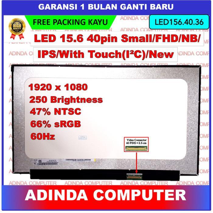 LCD LED Asus Vivobook 15 A1504 A1502V A1502VA A1502Z A1502ZA 15.6 Inch Full HD Touchscreen NV156FHM-