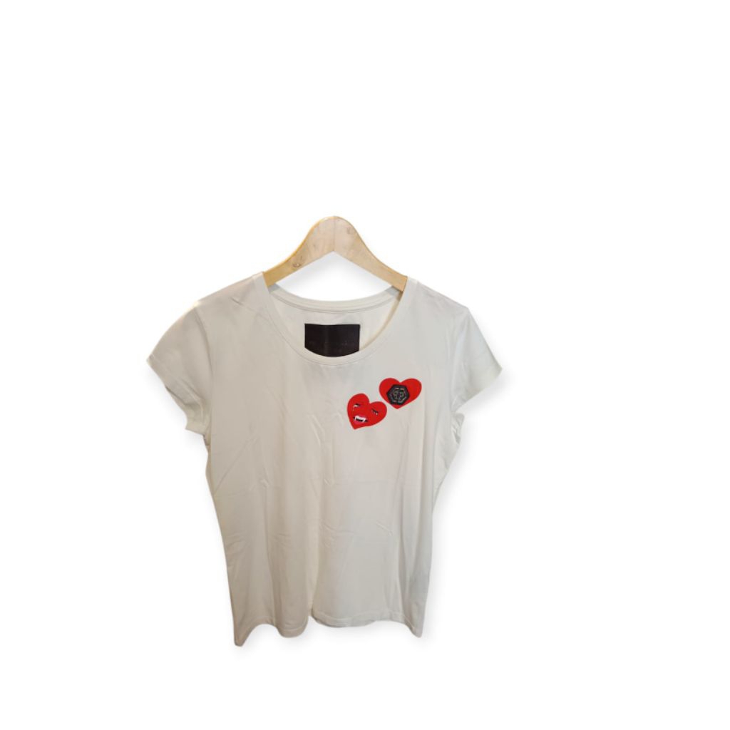 Philipp plein White Cotton T-shirt