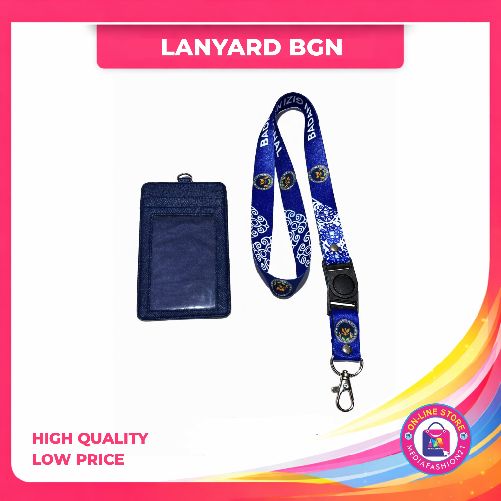 Badan Gizi Nasional (BGN) ID Card Lanyard - Free Strap ID Card, Phone/Flashdisk