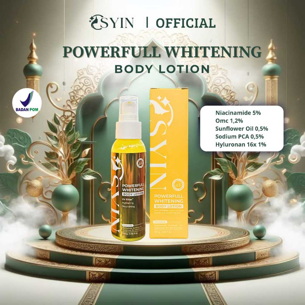 POWERFULL Whitening Body Lotion 100ml Osyin Glow