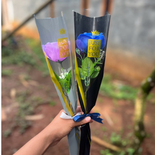 BUNGA MAWAR 1 tangkai, Bunga 1 tangkai hadiah