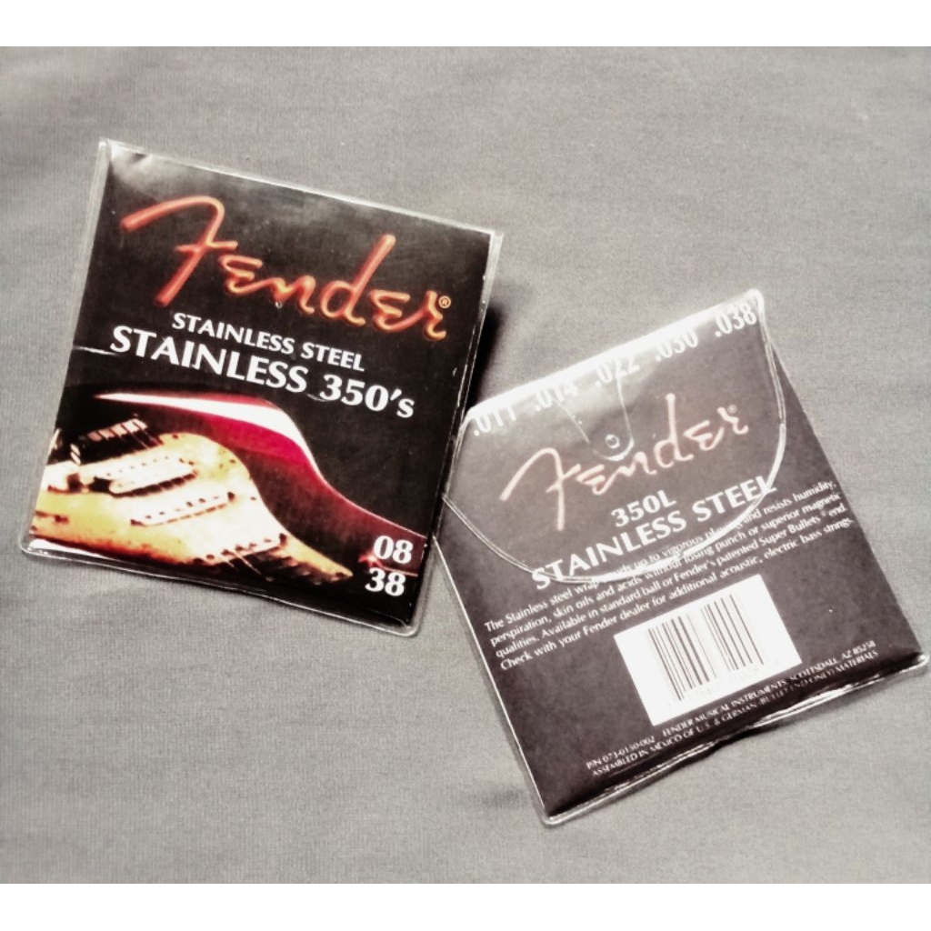 Senar gitar fender 1 set akustik atau elektrik-Senar gitar fender 008