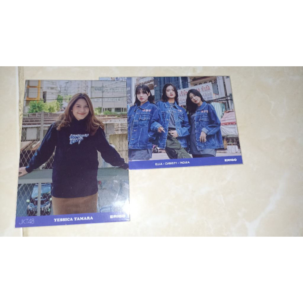 Erigo Photopack Chika JKT48 & Christy, Ella, Indira JKT48