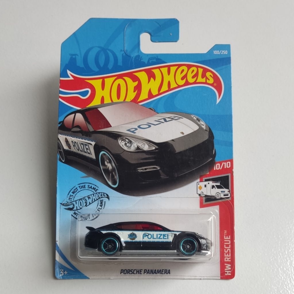 Hot Wheels Porsche Panamera Police Black - HW RESCUE