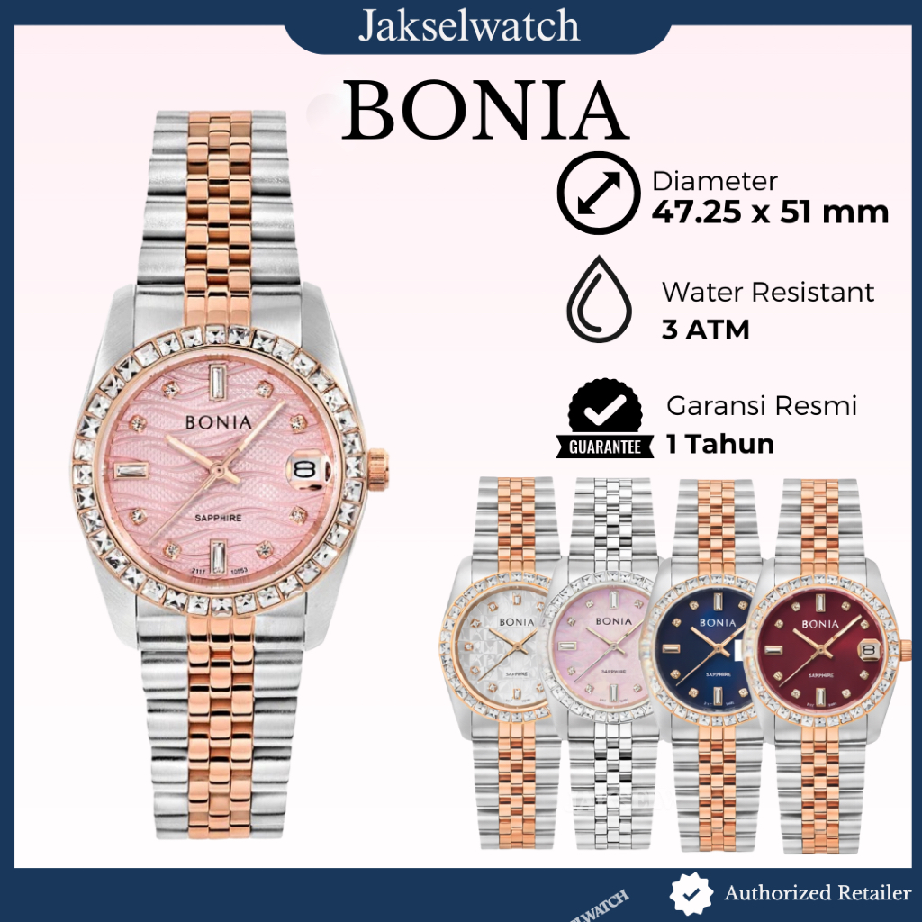 Jam Tangan Wanita BONIA BNB10553-4697S / BNB 10553 / BNB10553 / B10553 Original Garansi Resmi
