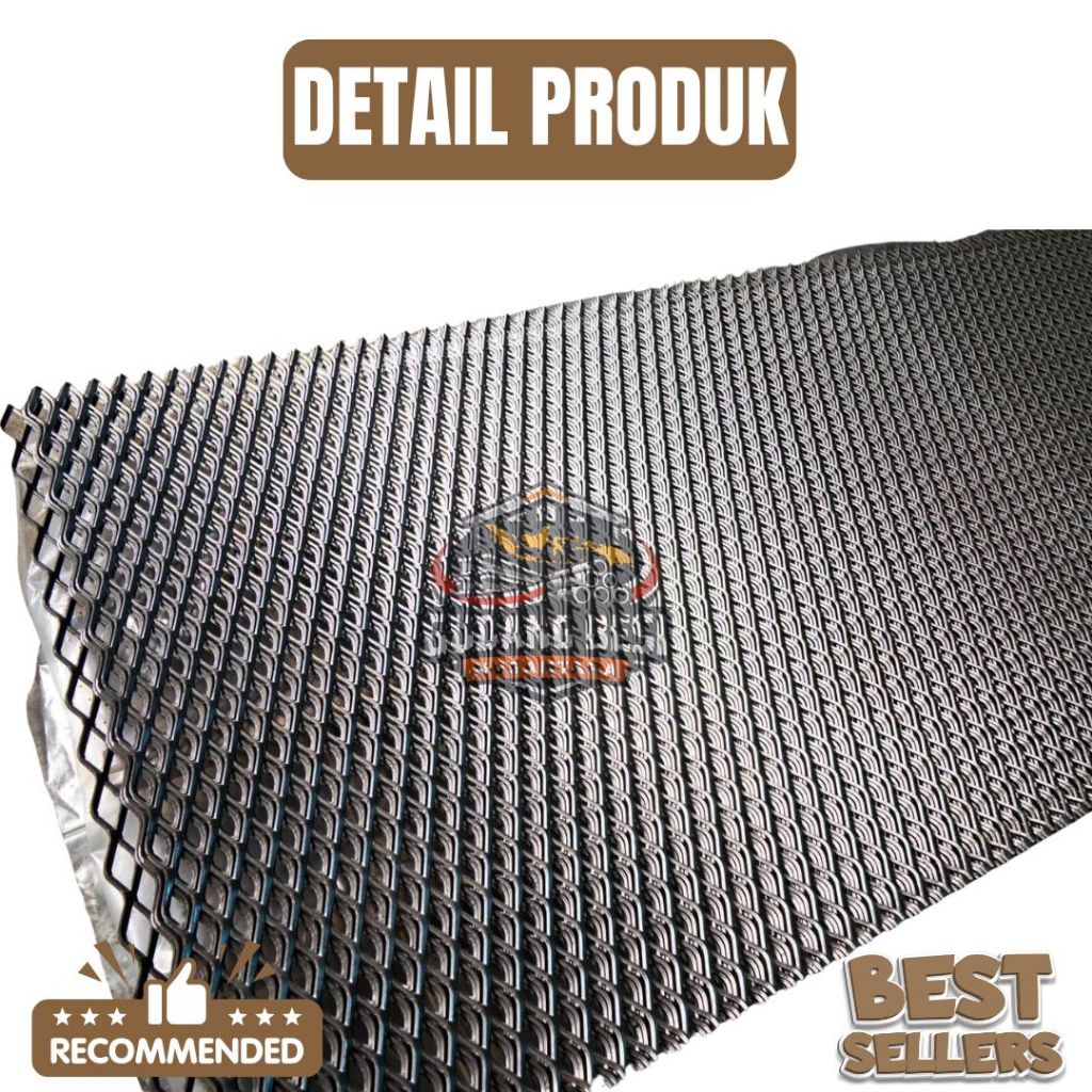 Pagar Besi Expanded Metal Tebal 3Mm Ukuran 1,2 X 2,4 Meter Tipe B 3032 - F 3035 - G 3045 - Gm 30080