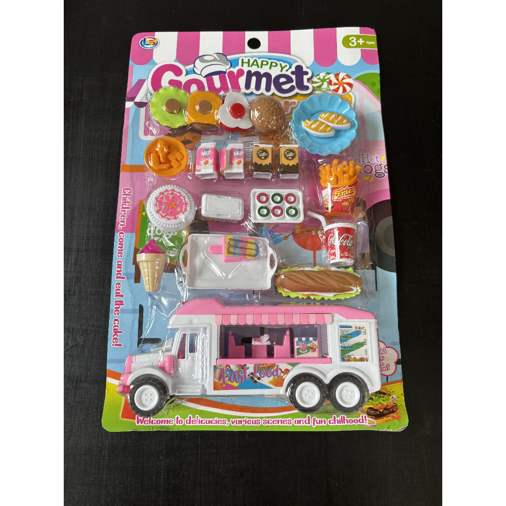 Happy Gourmet Car Mainan Anak Paket Lengkap Snack