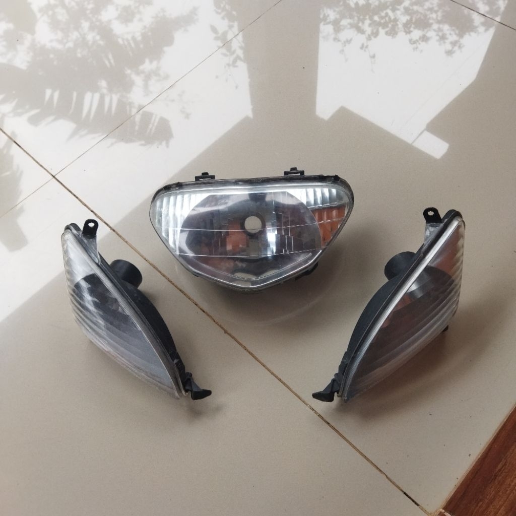 reflektor set lampu sen Yamaha Mio sporty Mio lama original COPOTAN