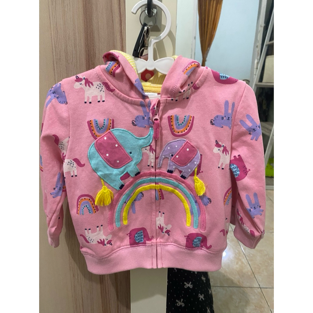 Preloved jaket bayi cewek size 9bulan