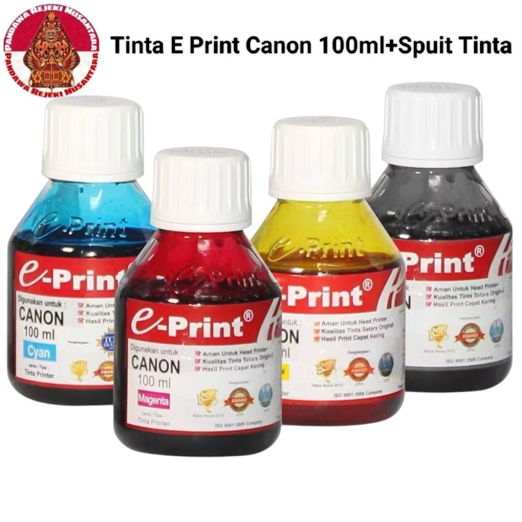 Tinta E Print Canon 100ml+Spuit Tinta
