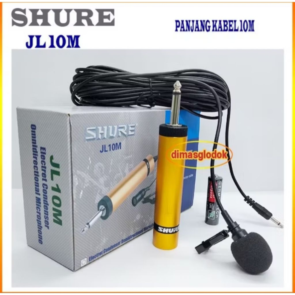 Mic Imam Sholat Jepit Mikropon Condensor Mikrofon Imam Cable Microphone JL10