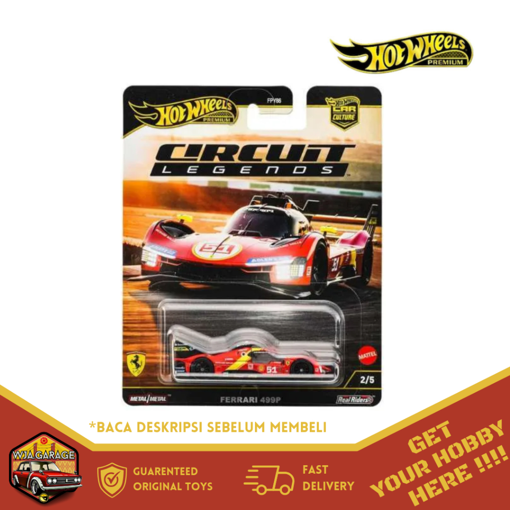 Hot Wheels Premium - FERRARI 499P - CIRCUIT LEGENDS