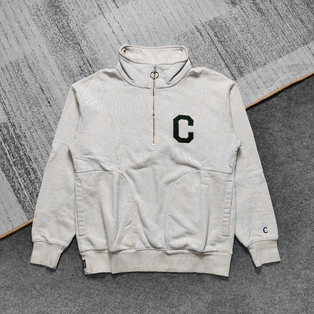 Covernat C Logo Half-Zip Sweatshirt Sweater Jaket Outer Luaran