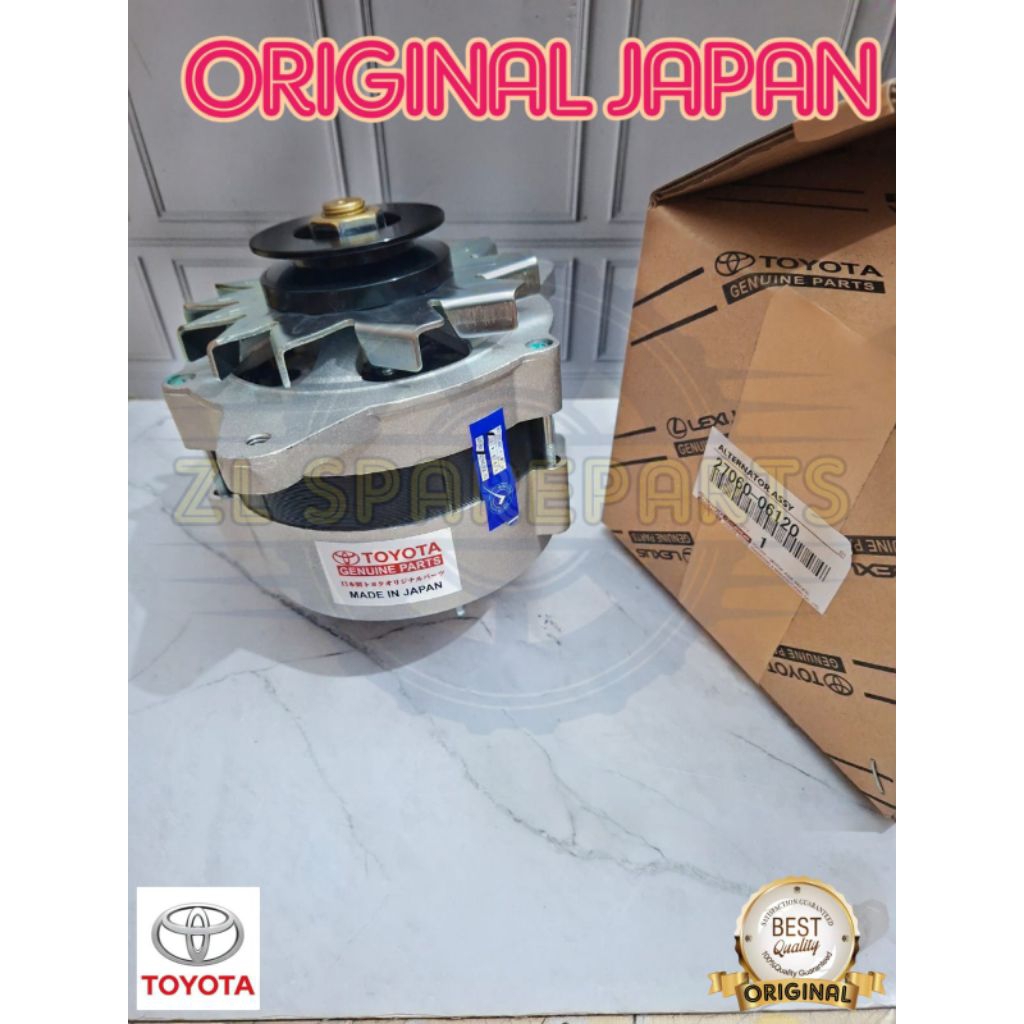 ALTERNATOR ASSY DINAMO CAS AMPERE KIJANG 7K ORIGINAL JAPAN