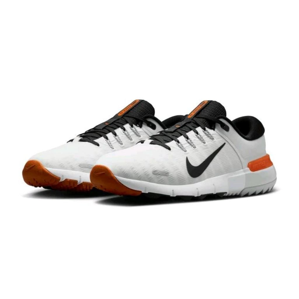 Sepatu Golf Nike Free White Orange Original