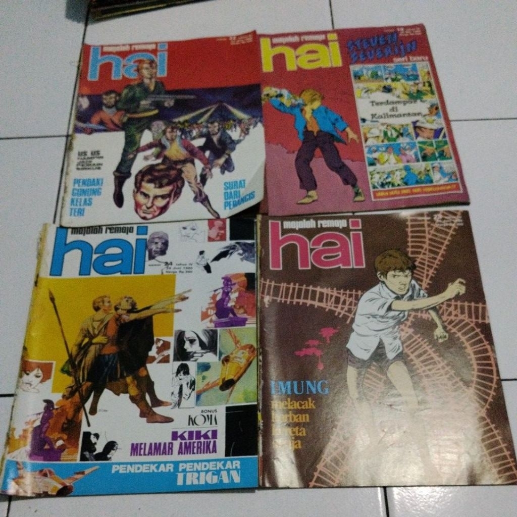 MAJALAH LAWAS  HAI TAHUN 1980