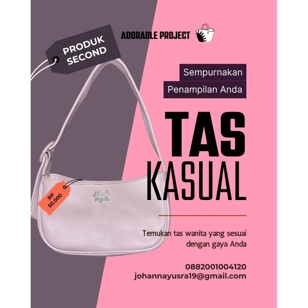 Tas Bahu Adorable Project Kekinian Lucu Timeless Fashionable Second