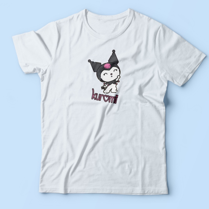 JulianStuff Kaos Atasan Anak Kuromi Usia 1-13 Tahun bahan Katun