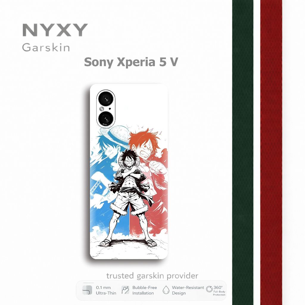 Buy 1 get 2 Garskin Sony Xperia 5 V Custom Design Skin HP Sony Xperia 5 V Premium Anti Jamur Free Cu