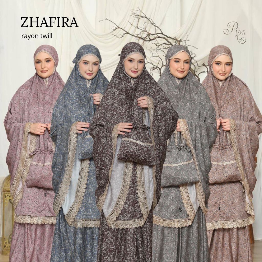 Mukena Rayyan Zhafira - Mukena dewasa - Mukena Traveling