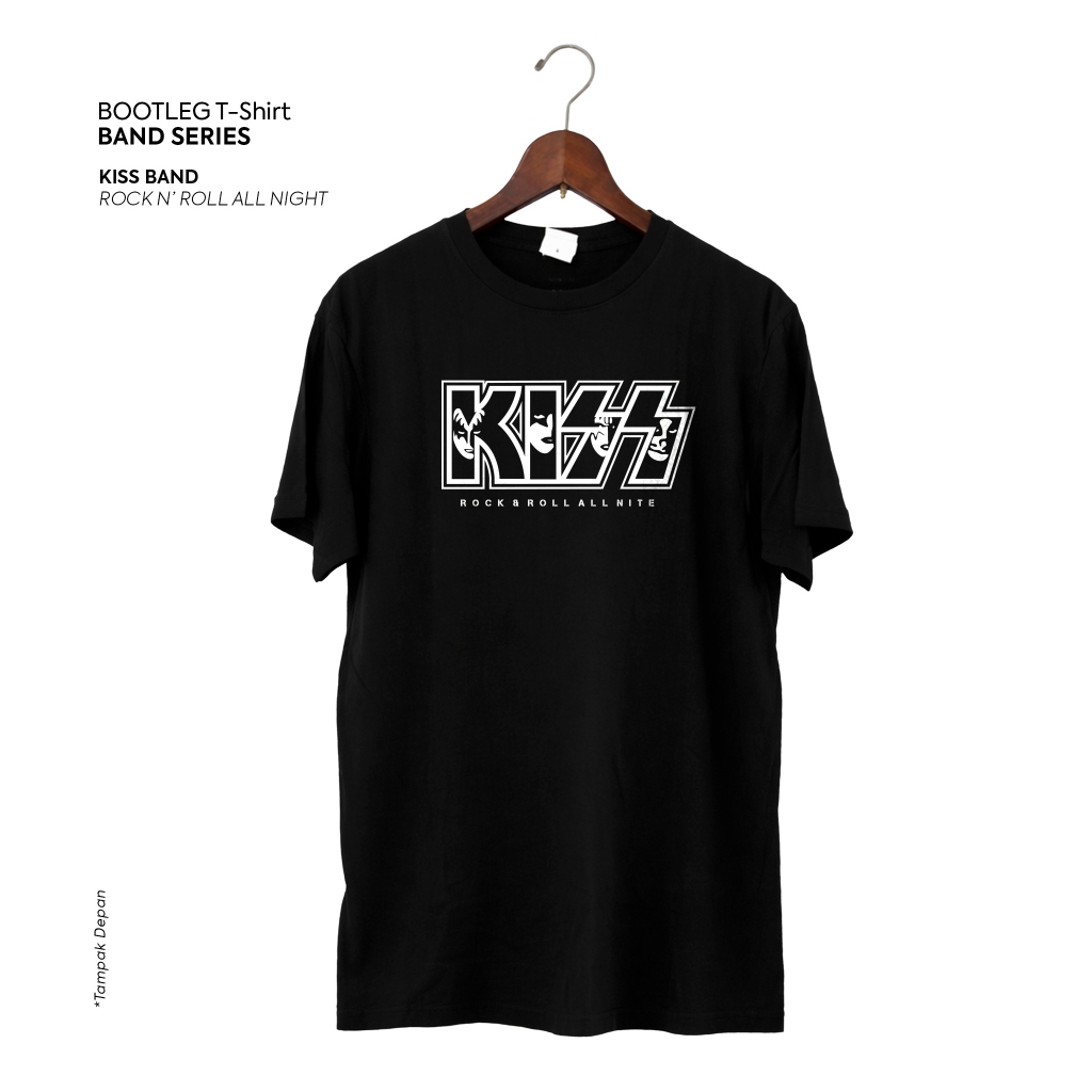 Bootleg Kaos - Manual Screen Printing | Series Band : Kiss Band