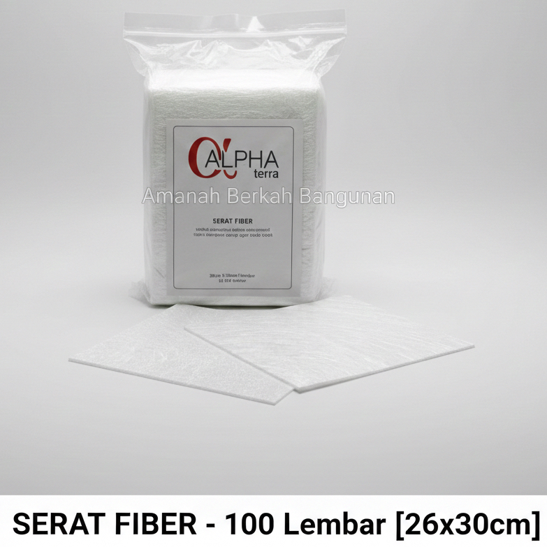 Serat Fiber Lembaran / Serat Polyester Aquaproof / Fiberglass / Resin Mat Pelapis Anti Bocor Nodrop 