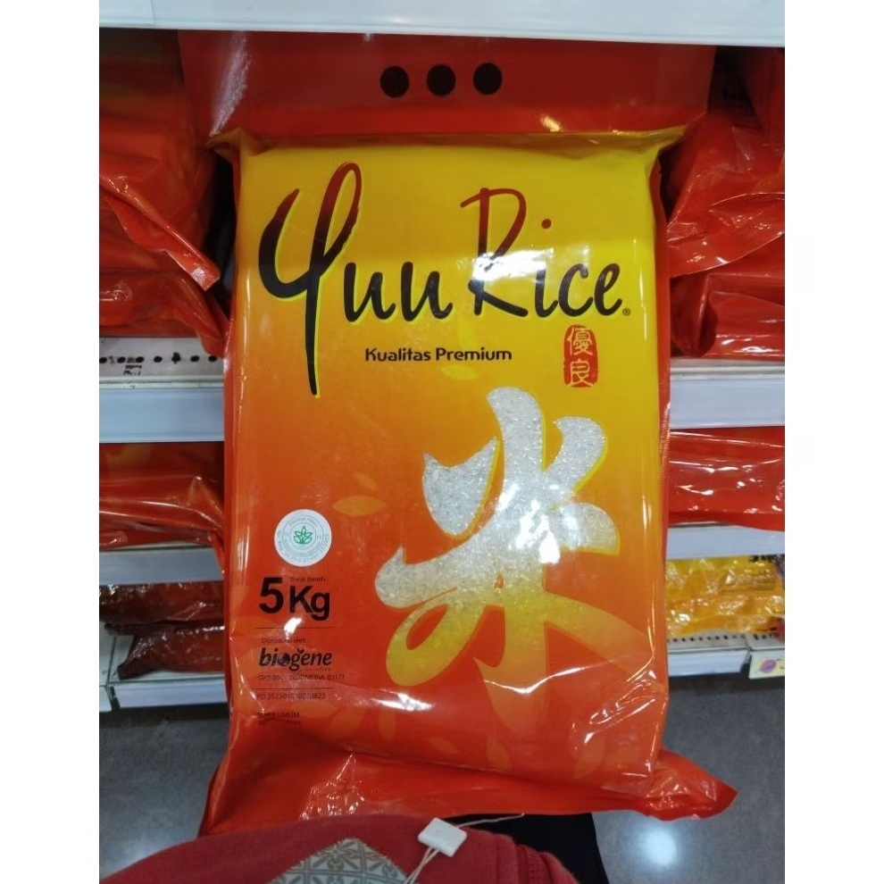 Beras Biogene Yuu Rice 5kg Kualitas Premium - Surabaya P