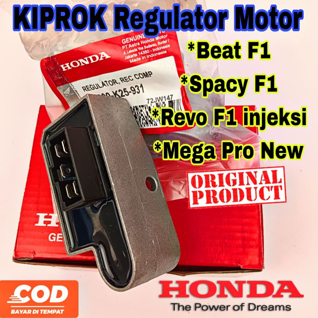 K25 KIPROK REGULATOR original beat f1 spacy f1 revo f1 injeksi mega pro new kiprok regulator