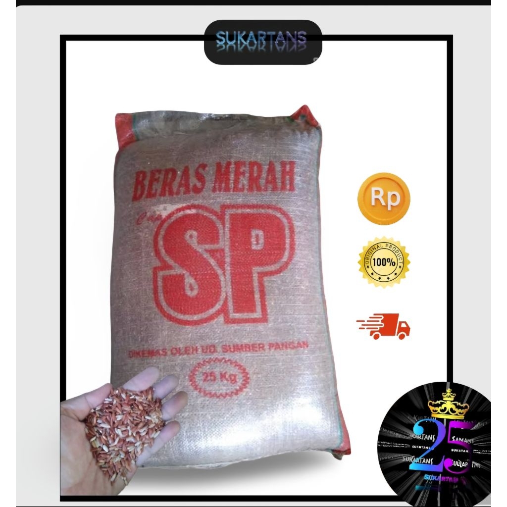 Beras Merah Pakan Ayam 1kg | Pakan Ayam Kampung Super  Pakan Ternak Hemat – Beras Merah Pakan Unggas