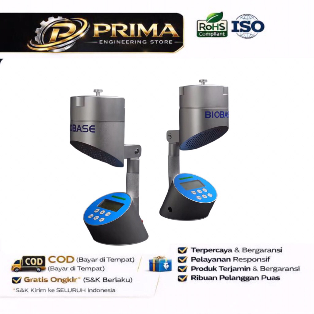 Biobase PMS-01 Portable Microbial Air Sampler High Volume Biological Air Sampler for lab Udara