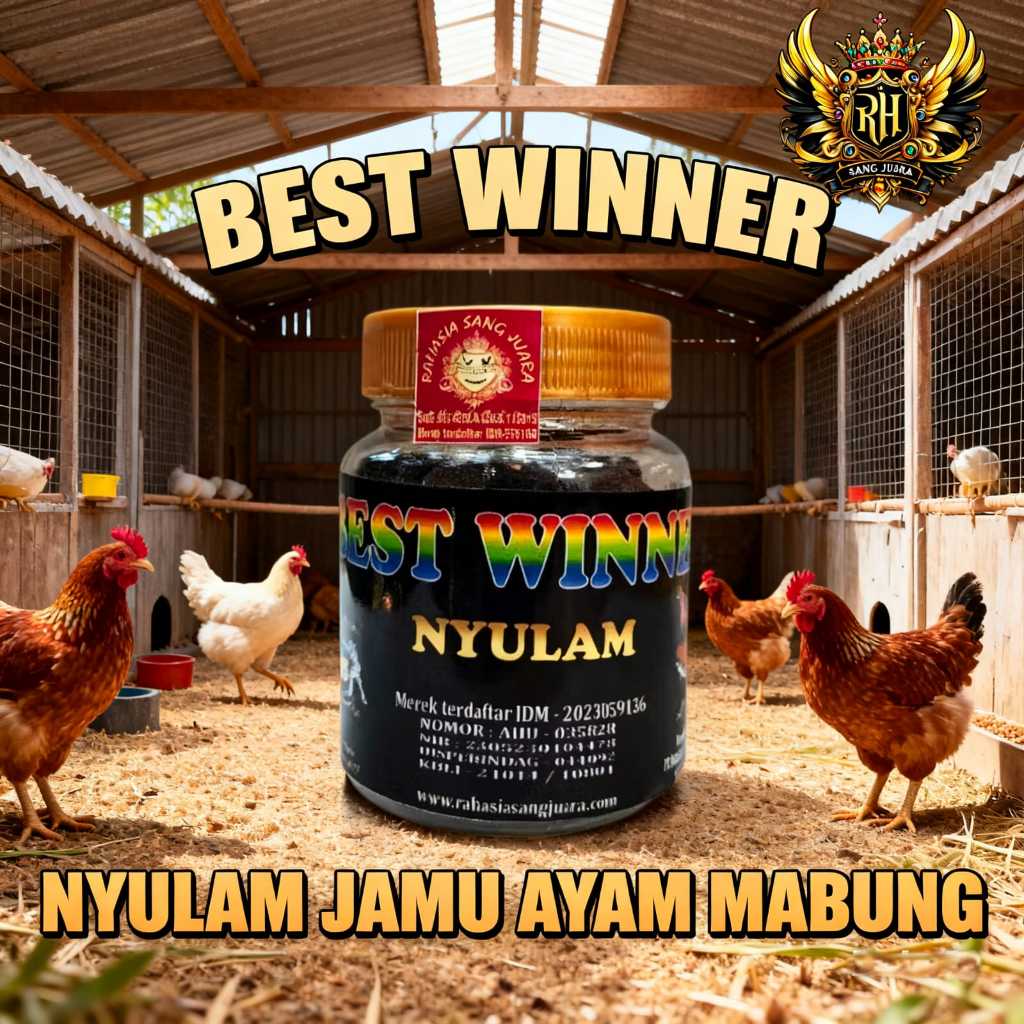 Best Winner Nyulam Ayam Obat Mabung Ngurak & Nyulam Isi 50 Butir