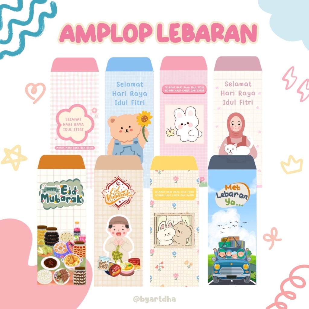 AMPLOP LEBARAN PANJANG / AMPLOP THR / AMPLOP LUCU